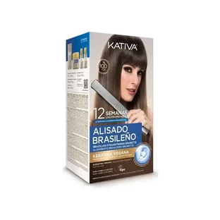 Набір для бразильського випрямлення волосся Kativa Black Hair Veg, 1 шт.