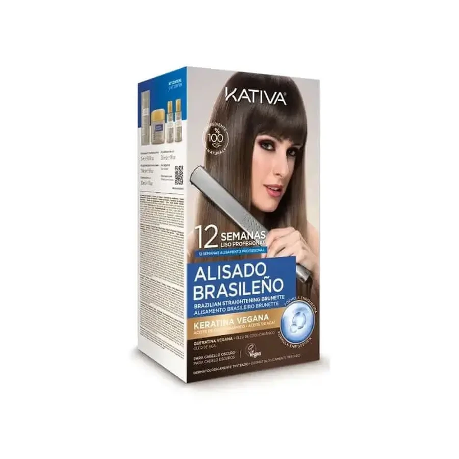 Набір для бразильського випрямлення волосся Kativa Black Hair Veg, 1 шт.: ціни та характеристики