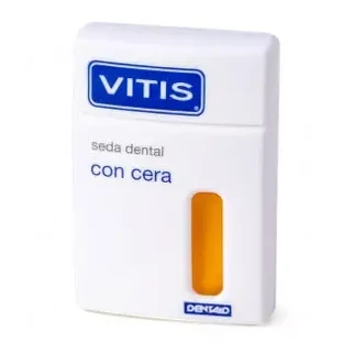 Зубна нитка Vitis з воском, 50 м
