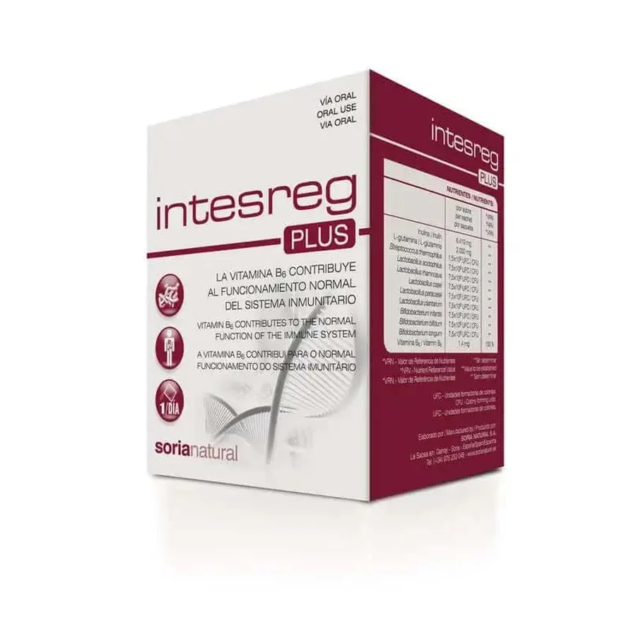 Soria Natural Intesreg Plus, 14 пакетиків по 10 г.: ціни та характеристики