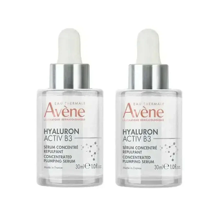 Avene Hyaluron Activ B3 Волюмізуюча сироватка-концентрат для об'єму, упаковка 2 x 30 мл: ціни та характеристики