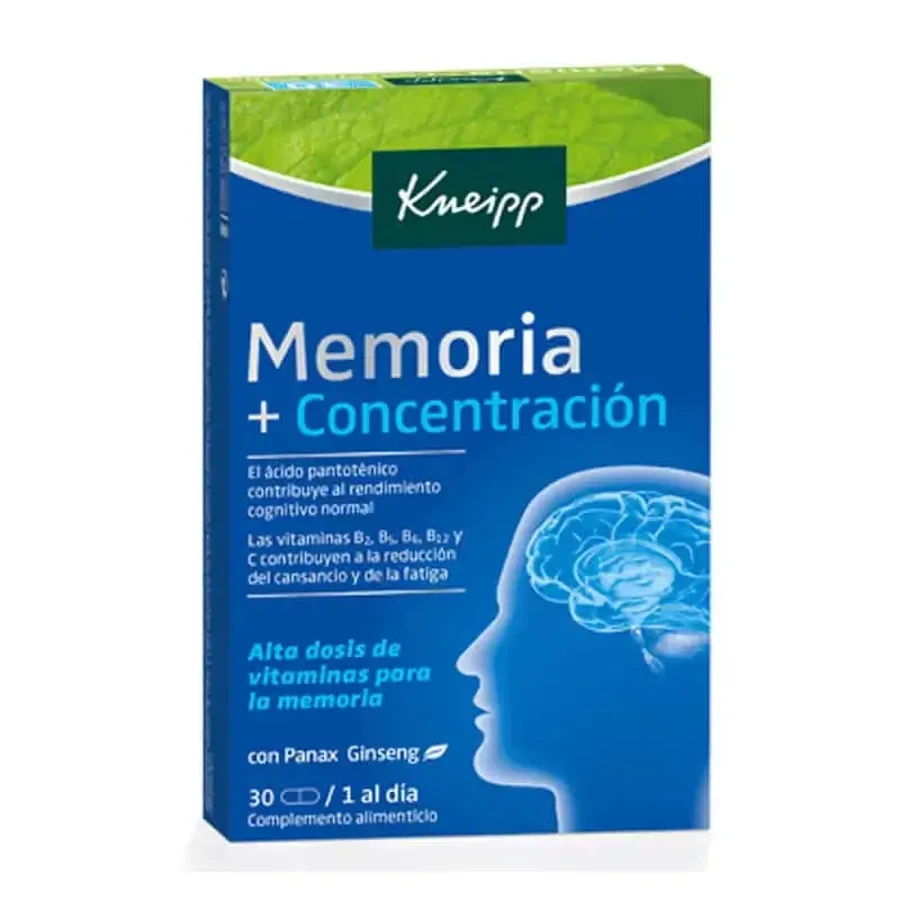Kneipp Memory & Concentration, 30 таблеток: ціни та характеристики