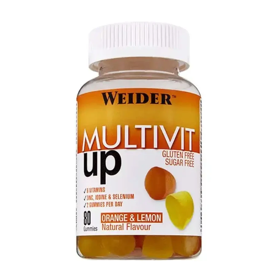 Мультивітаміни Weider Energy Boost Gummies Multivit, 80 жувальних гумок: ціни та характеристики