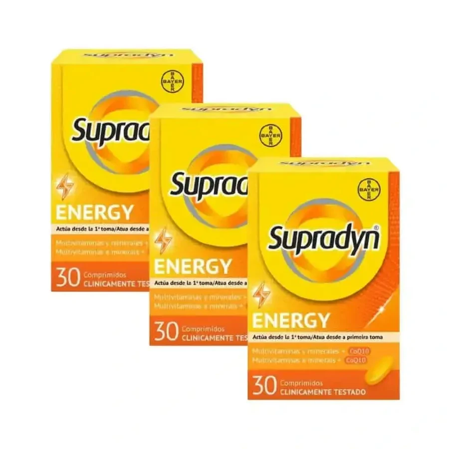 Supradyn Energy Витамины, минералы и ежедневная энергия, 3x30 таблеток: цены и характеристики