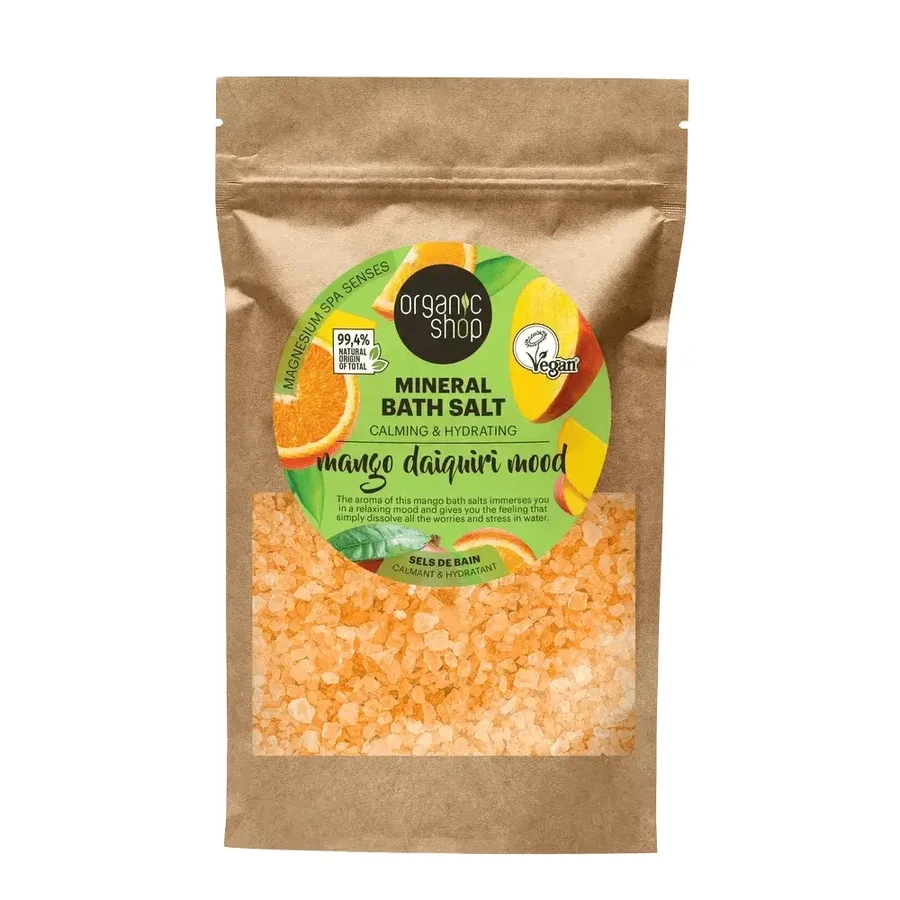 Organic Shop Daiquiri Mood Манго Daiquiri Mood Мінеральна сіль для ванн, 500 г: ціни та характеристики