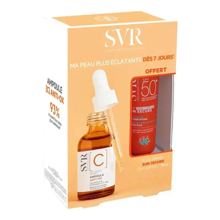 SVR Glow Effect Anti-Ox Bottle [C] Duo 30 мл + Фотозахист 15 мл: ціни та характеристики