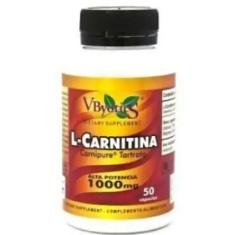 Vbyotics L-Carnitine Carnipure 1000Mg. 50 Capsules: цены и характеристики