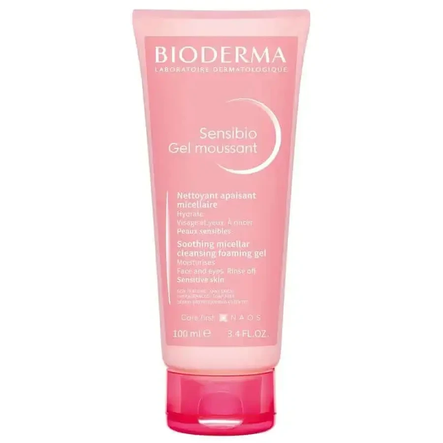 BIODERMA Sensibio Gel Moussant - Мицеллярный очищающий гель-тюбик 100 мл: цены и характеристики