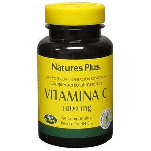 Natures Plus Вит. C 1000 мг + шиповник (рет. действие), 60 таблеток
