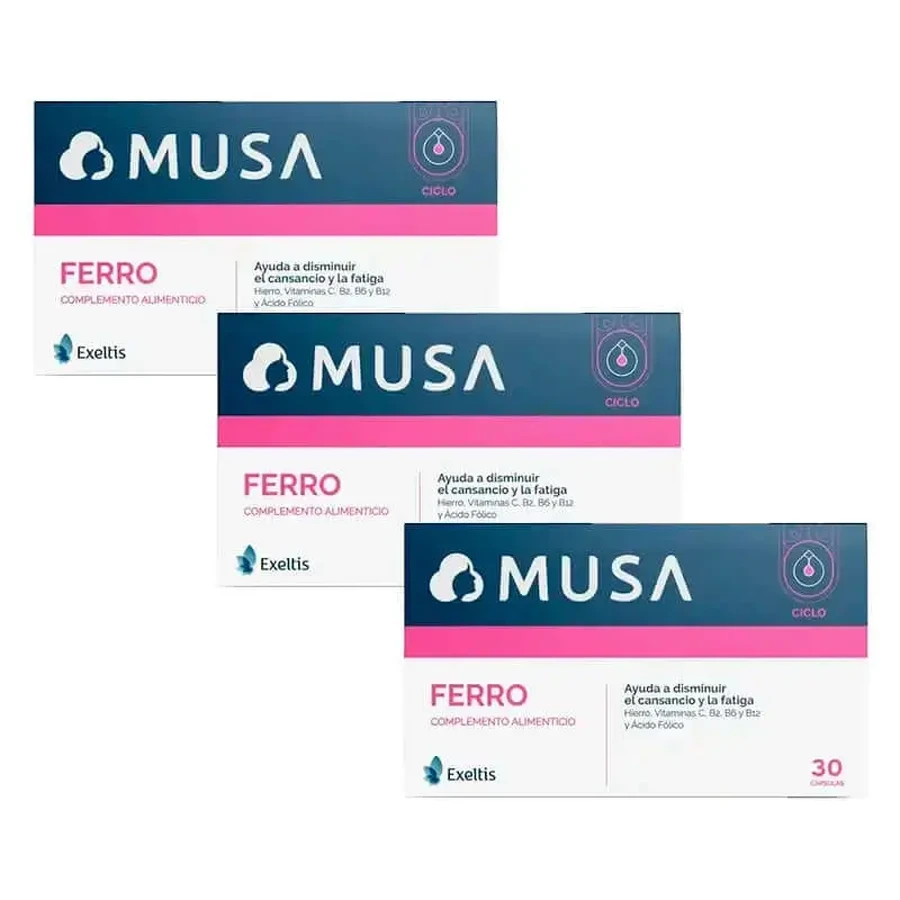 Пищевая добавка Musa Triple Iron, 3 x 30 капсул: цены и характеристики