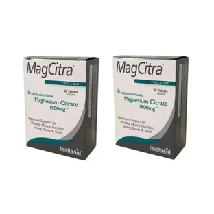 Healthaid Magcitra Цитрат магния 1900 мг, 2X60 таблеток