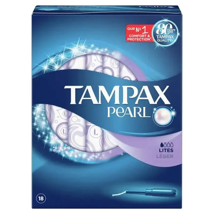 Тампоны Tampax Pearl Lites с аппликатором, 18 шт.: цены и характеристики