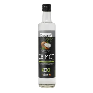 Drasanvi Кето Кето олія Mct C8 100% чистий кокос, 500 мл