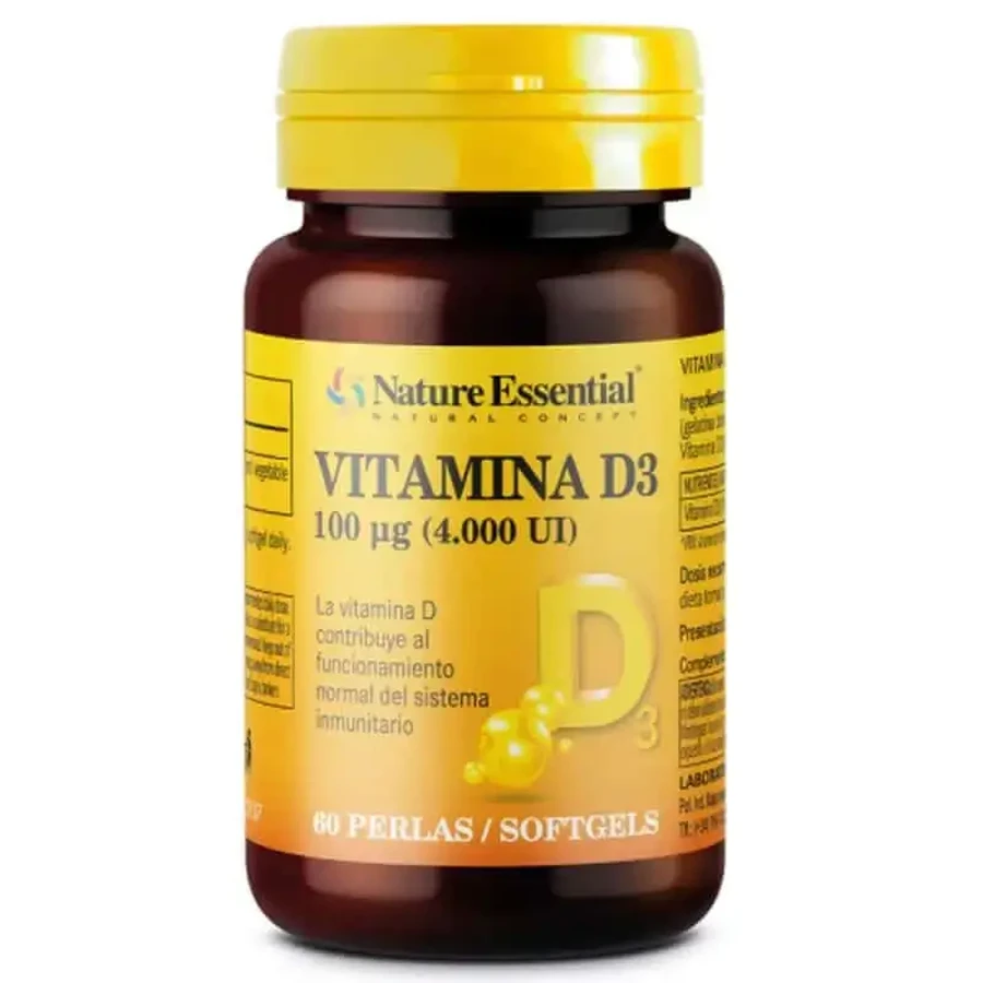 Natura Essential Vitamin D3, 60 м'яких гелів: ціни та характеристики