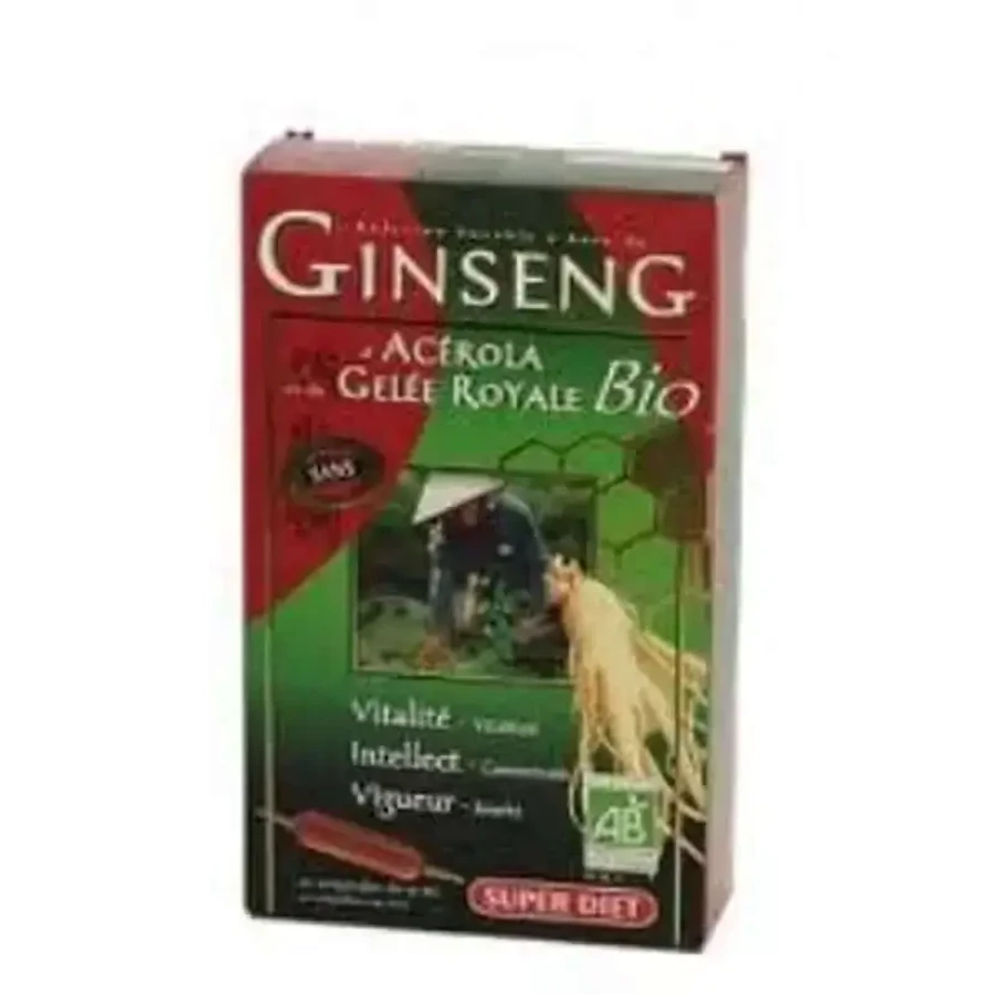 Superdiet Ginseng+Royal Jelly Bio 20Amp.: цены и характеристики