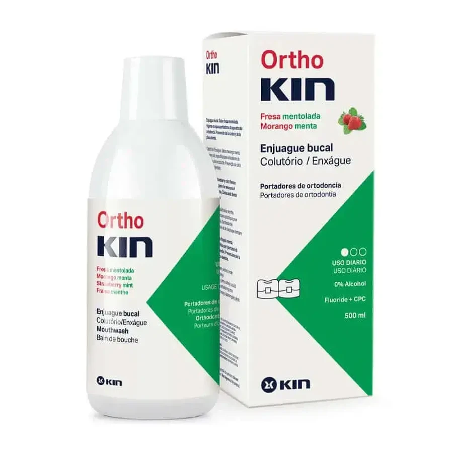 KIN Orthokin Ополаскиватель клубника/мята 500 мл: цены и характеристики