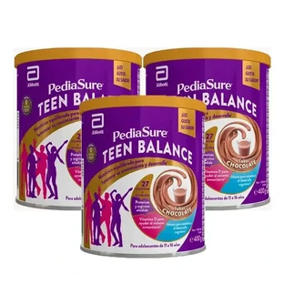 Шоколадна порошкоподібна харчова добавка Pediasure Teen Balance для підлітків упаковка 3 х 400 г