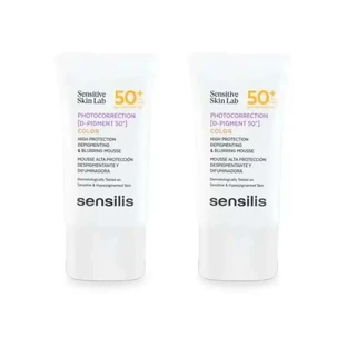 Sensilis Фотокоррекция [D-Pigment 50+] Мусс для депигментации, 2X40 мл