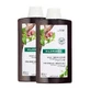 Klorane Duo Pack Хініновий шампунь з вітамінами групи В, 2X400 мл