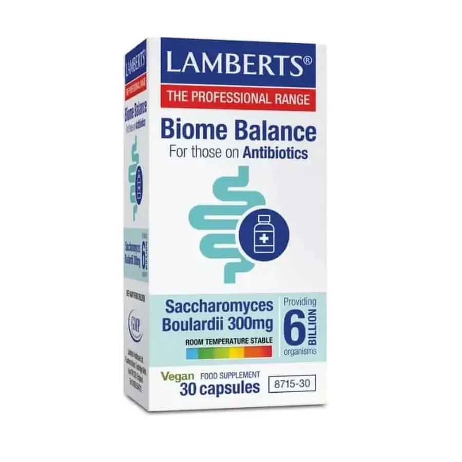 Lamberts Biome Balance Saccharomyces Boulardii, 30 капсул: ціни та характеристики