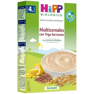 Hipp Organic Мультизлакові пластівці з гречкою 200 г Органічна коробка 7 шт.