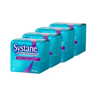 Серветки Systane, упаковка 4 х 30 шт.