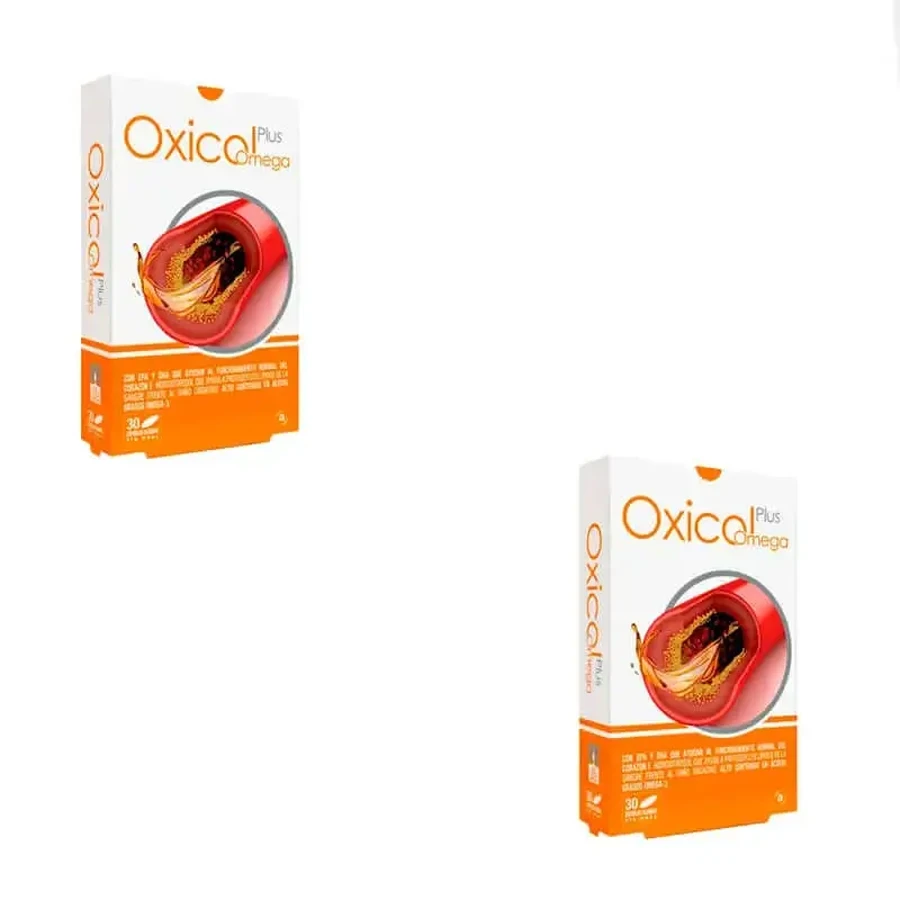 Actafarma Oxicol Plus Omega, упаковка 2x30 капсул: цены и характеристики