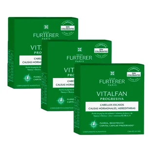Rene Furterer Vitalfan Прогресуюче випадіння волосся, упаковка 3 х 30 капсул