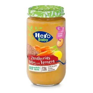 Hero Baby Морковь с говядиной 235G