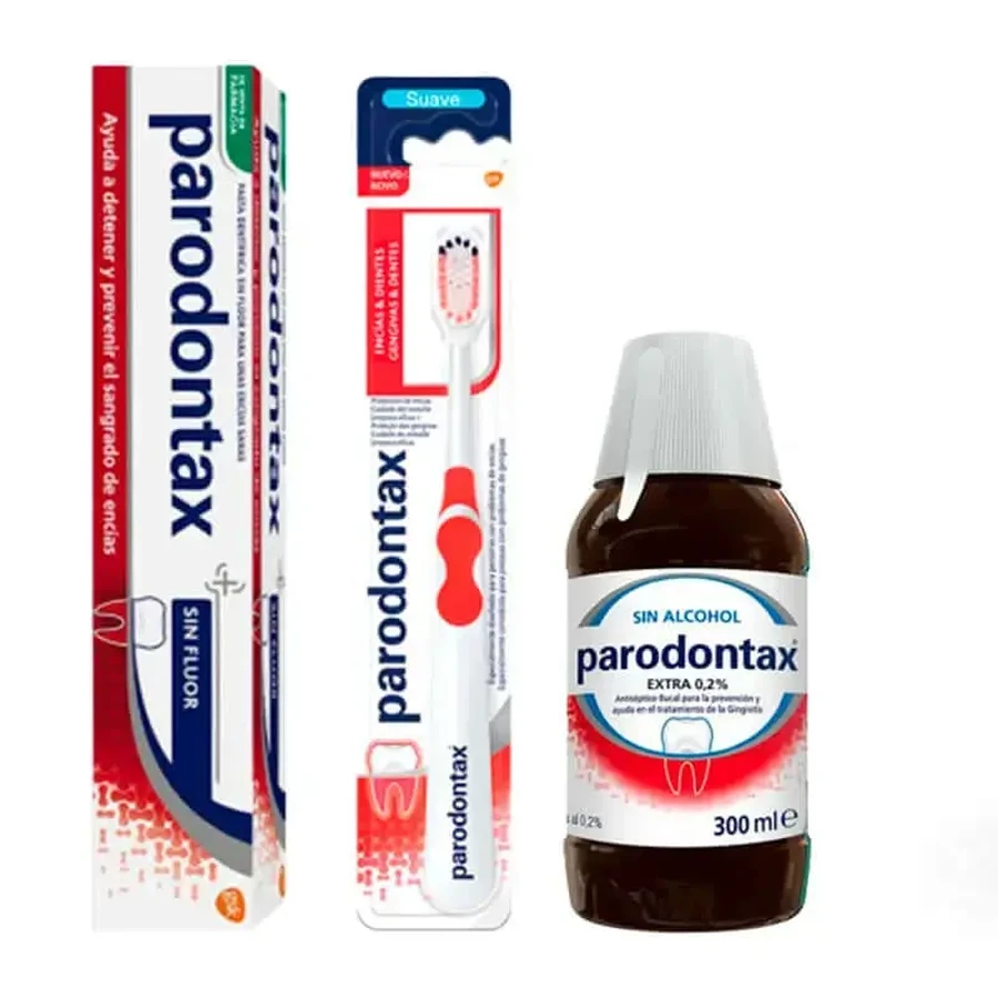 Parodontax Complete Protection Pack Щетка + зубная паста 75 мл + ополаскиватель для рта Extra Care 300 мл: цены и характеристики