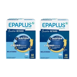 Epaplus Sleepcare Мелатонін Ретард Плюс, 2х60 таблеток