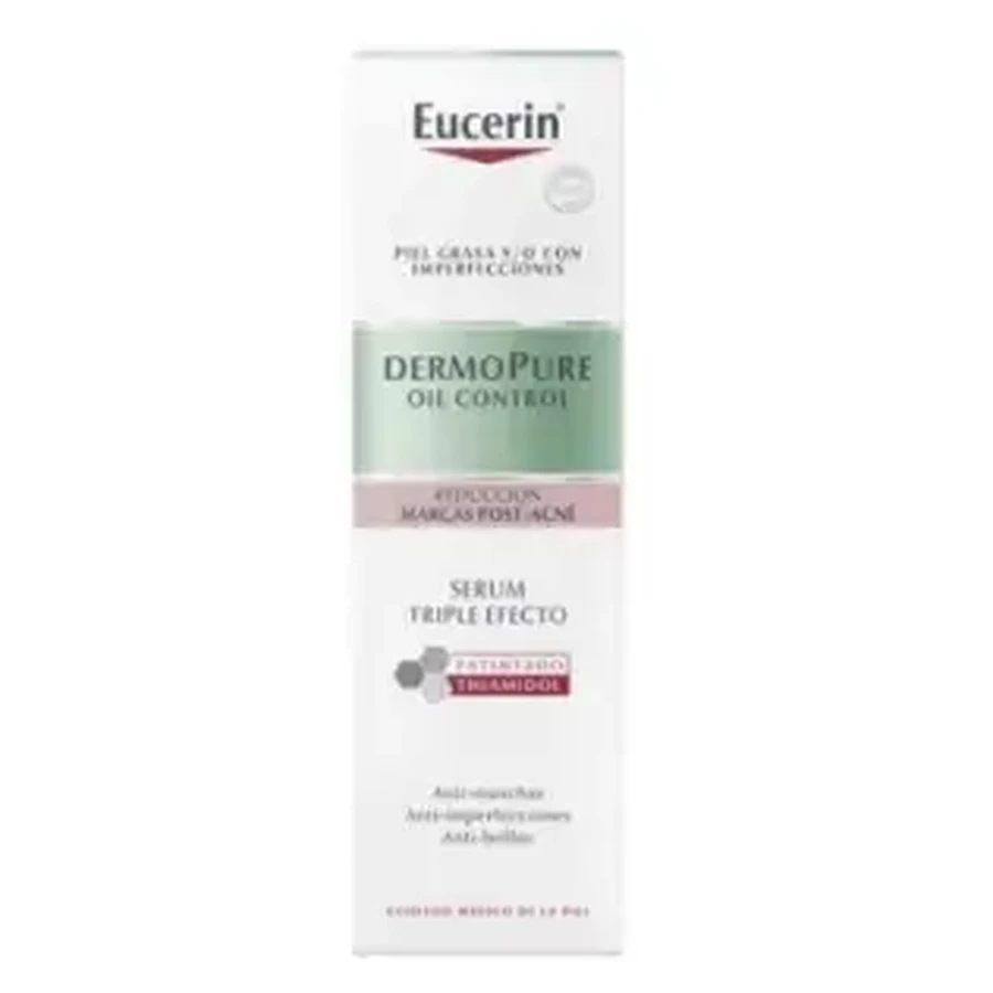 Сироватка потрійного ефекту Eucerin Dermopure Oil Control 40 мл: ціни та характеристики