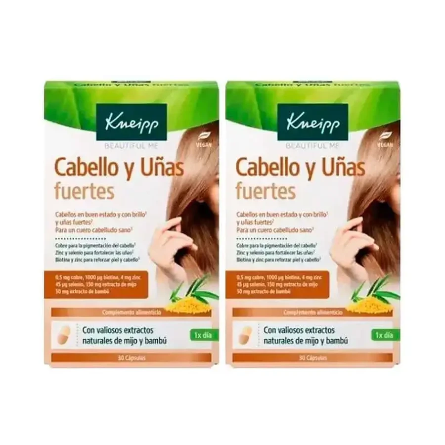 Kneipp Сильные волосы и ногти, упаковка 2 х 30 капсул: цены и характеристики