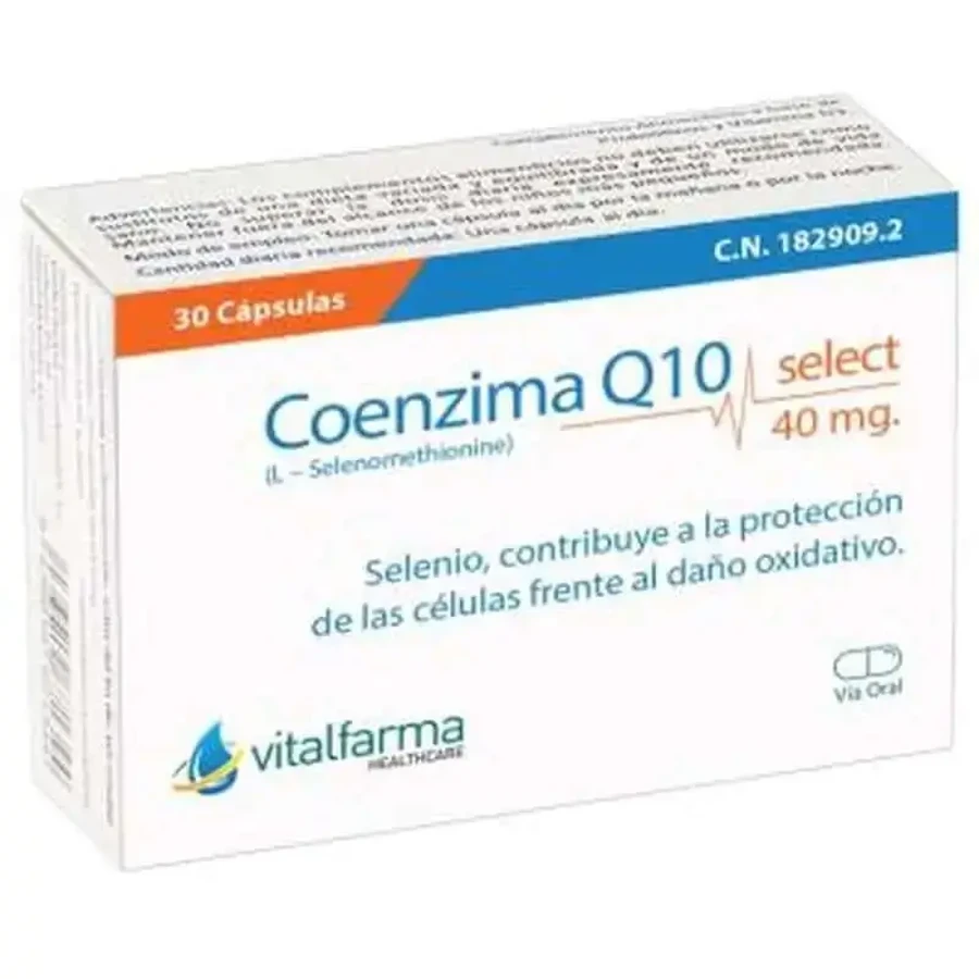 Vitalfarma Коензим Q10 Select 40 мг 30 капс.: ціни та характеристики