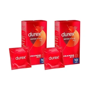 Презервативи Durex Soft Sensitive для підвищеної чутливості розмір Xl 10 шт. в упаковці 2 шт.