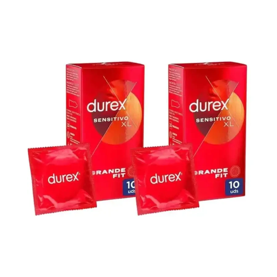 Презервативи Durex Soft Sensitive для підвищеної чутливості розмір Xl 10 шт. в упаковці 2 шт.: ціни та характеристики