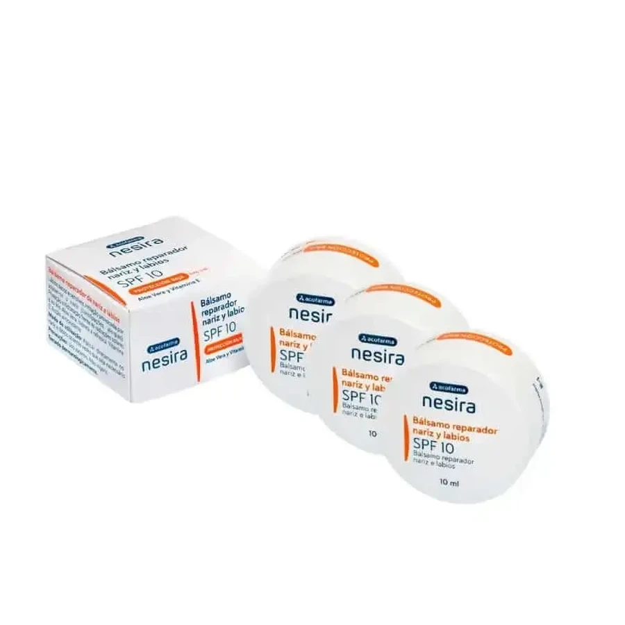Acofarderm Потрійний відновлювальний бальзам для носа та губ SPF 10 мл: ціни та характеристики