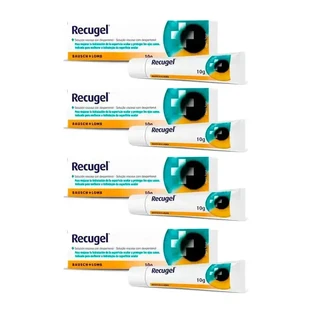 Офтальмологический гель Recugel, упаковка 4 x 10 г