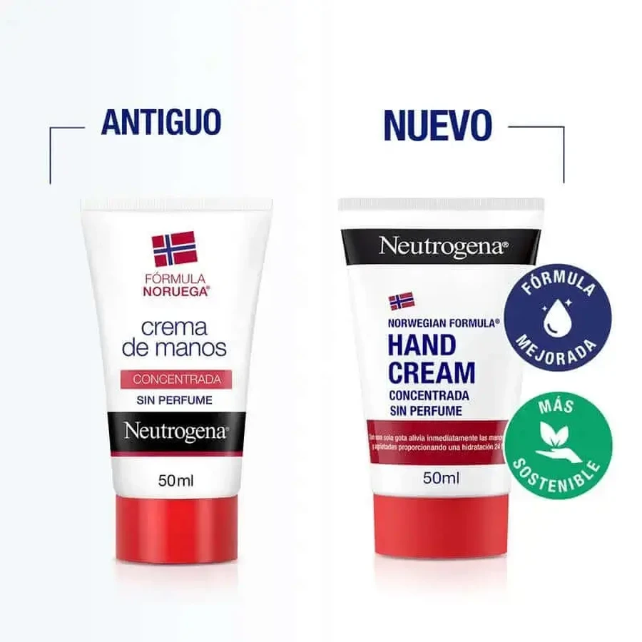 Neutrogena Концентрированный восстанавливающий крем для рук без ароматизаторов 50 мл: цены и характеристики