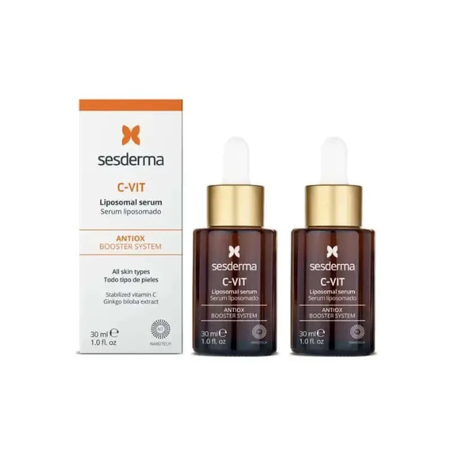 Sesderma Pack Sesderma C-Vit Ліпосомальна сироватка для обличчя, 2X30 мл: ціни та характеристики