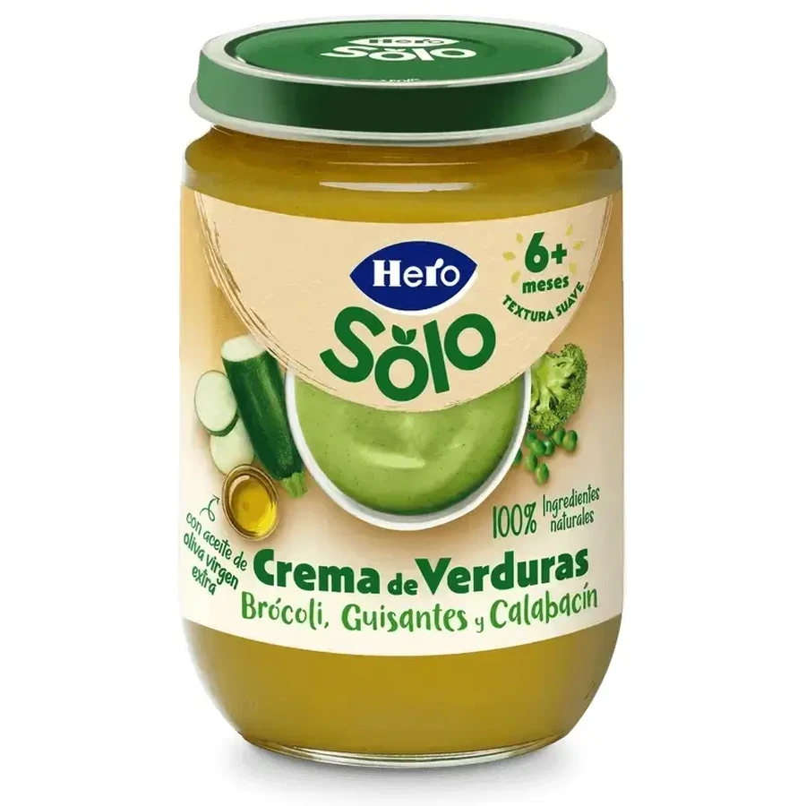 Кремовый овощной суп Hero Solo с брокколи, горошком и кабачками, 190 г.: цены и характеристики