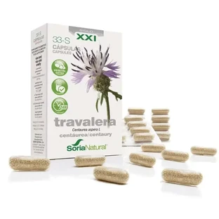 Soria Natural 33-S Travalera 200 мг, 30 капсул