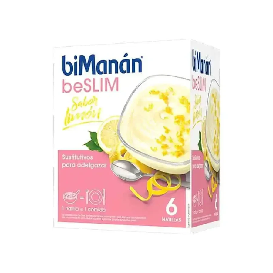 Заварний крем BiManan Beslim зі смаком лимона 6 пакетиків: ціни та характеристики