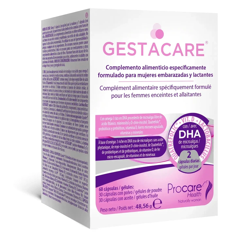 Gestacare, 60 капсул: цены и характеристики
