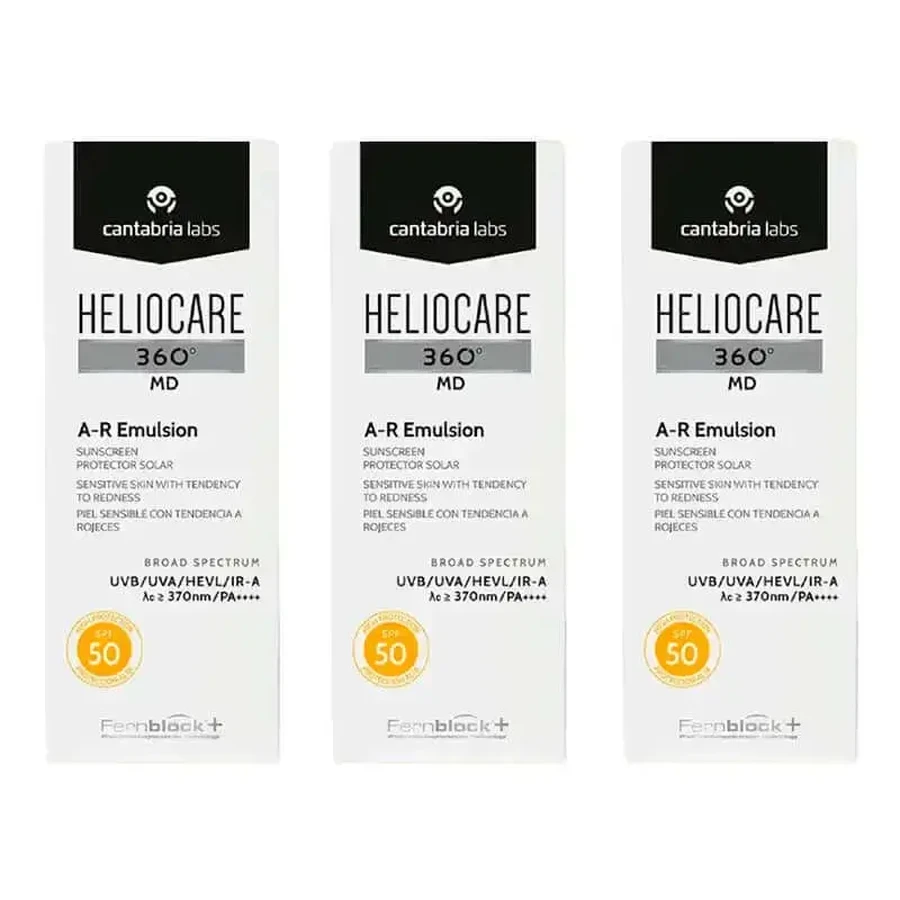 Heliocare 360º Md A-R емульсія, 3 х 50 мл: ціни та характеристики