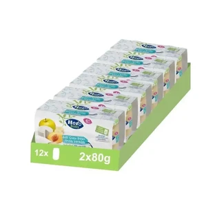Hero Baby Pack Petit Queso Fresco и ассорти из фруктов, 6 X 2 x 80 грамм