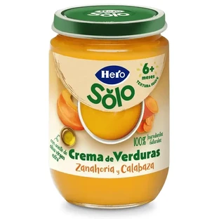 Hero Solo Сливочный овощной, морковный и тыквенный суп, 190 г.
