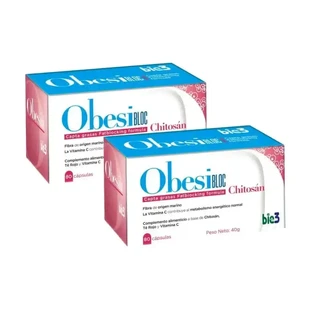 Bie3 Obesibloc Хітозан 500 мг, капсули 2X80