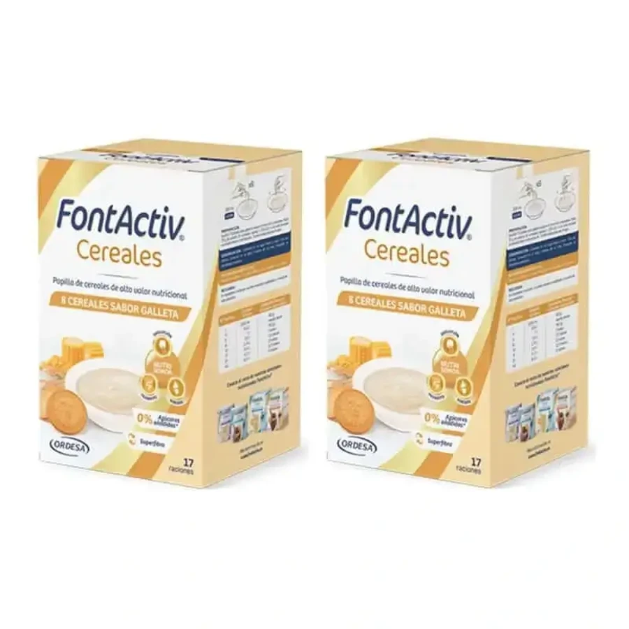 Fontactiv 8 Злаковое печенье, 2X500 гр: цены и характеристики