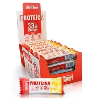 Nutrisport Банановый протеиновый батончик, 44 гр. 24 упаковки в коробке